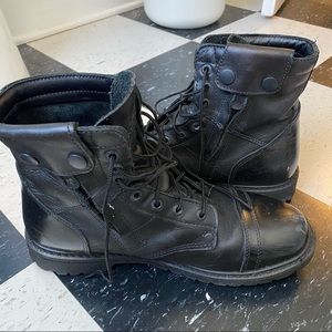 Leather Steel Toe Boots